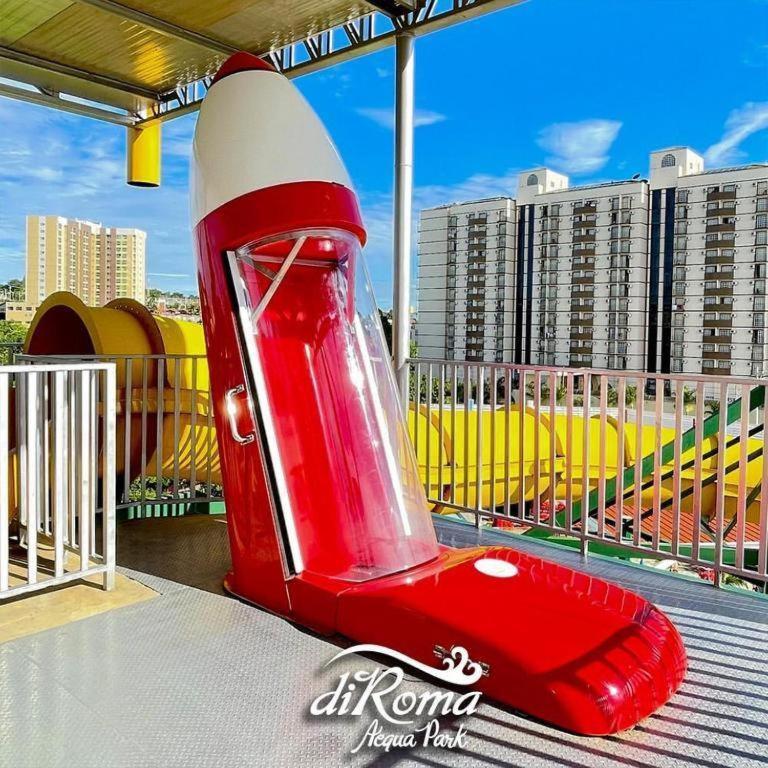 Lacqua Diroma Oficial - Diroma Acqua Park Incluido - Com Roupa De Cama E Banho Калдас-Новас Экстерьер фото